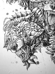 4 Wolves (Original Artwork)