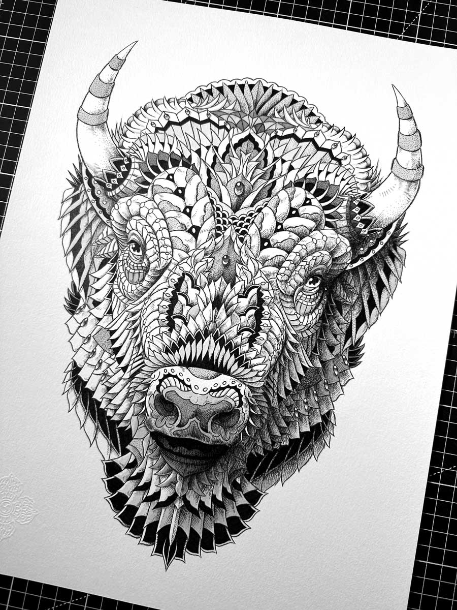 Bison 2.0 (Original Artwork)