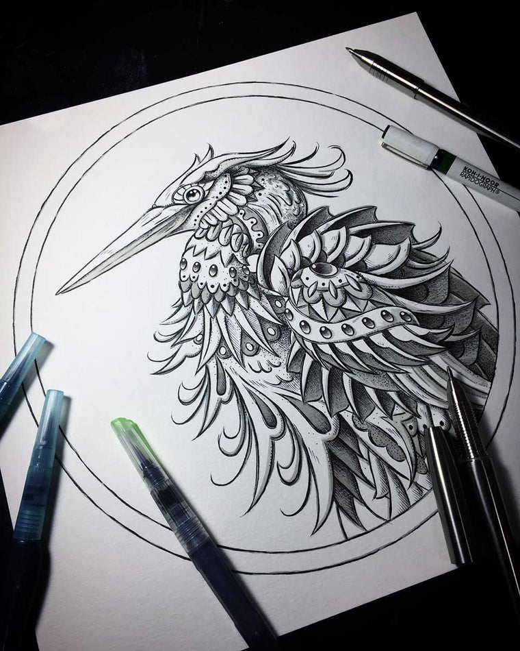 Blue Heron (Original Artwork)