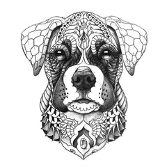 Boxer Puppy Art Print (Open Edition)