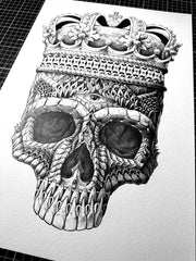 Crowned Skull (Original Artwork)