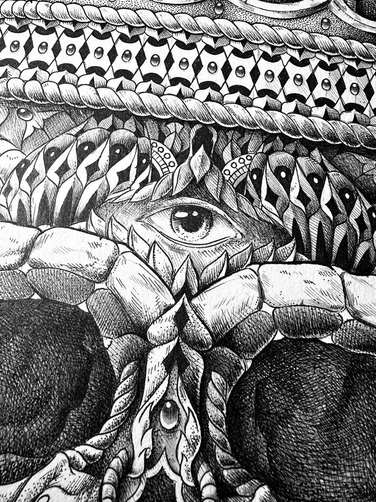 Crowned Skull (Original Artwork)