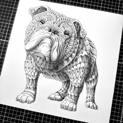 English Bulldog (Original Artwork)