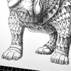 English Bulldog (Original Artwork)