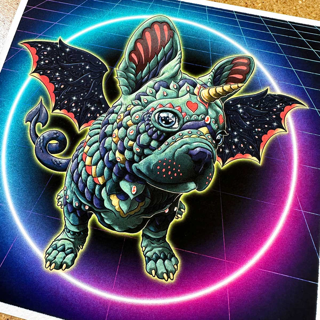 Frenchie-Verse Art Print (72 Hour Timed Edition)
