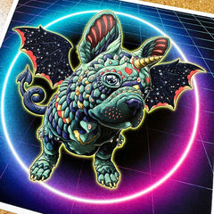 Frenchie-Verse Art Print (72 Hour Timed Edition)