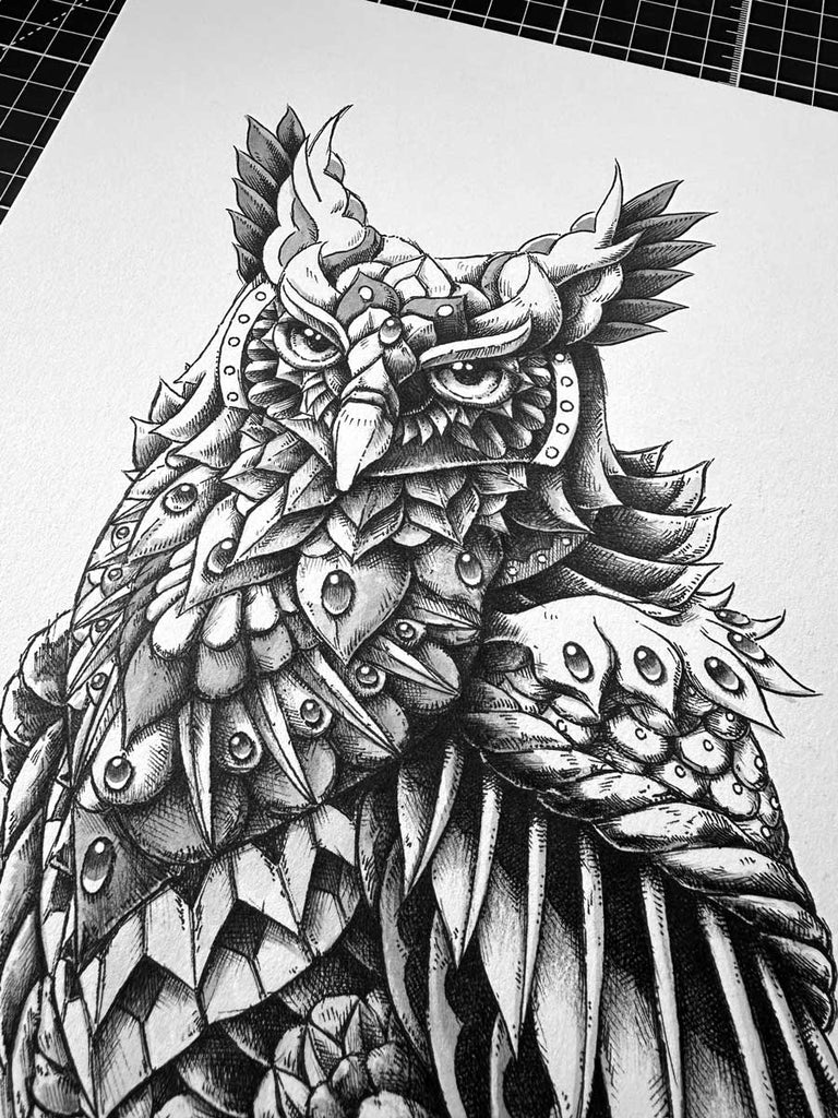 Healing Owl (Original Artwork)