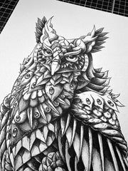 Healing Owl (Original Artwork)