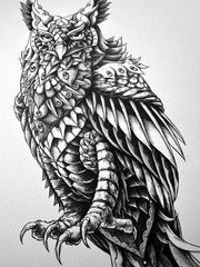 Healing Owl (Original Artwork)