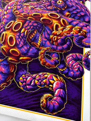 Octopus Purple Art Print (72 Hour Timed Edition)