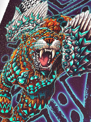Jaguar Purple Variant HE Art Print (72 Hour Timed Edition)