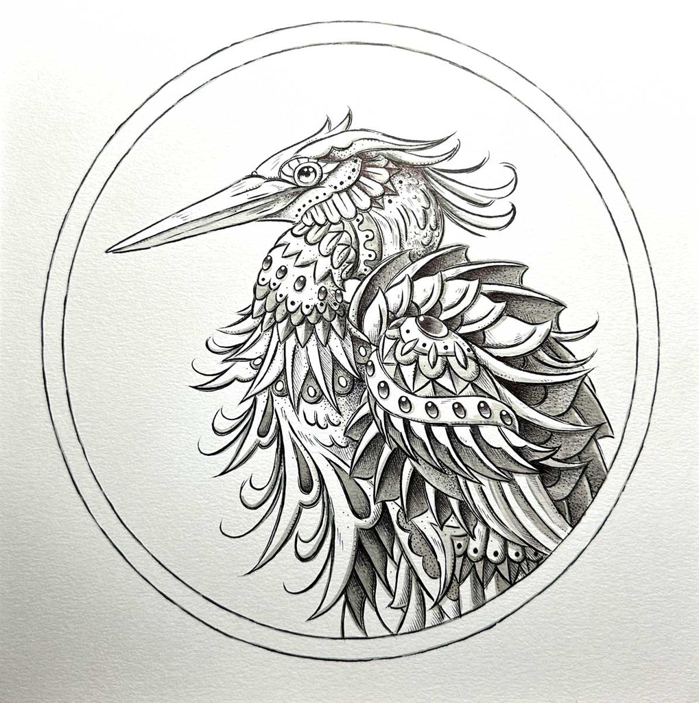 Blue Heron (Original Artwork)