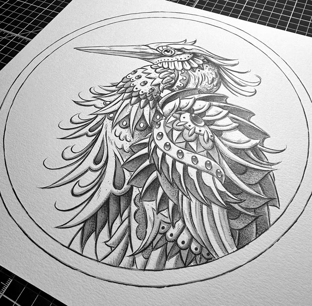 Blue Heron (Original Artwork)