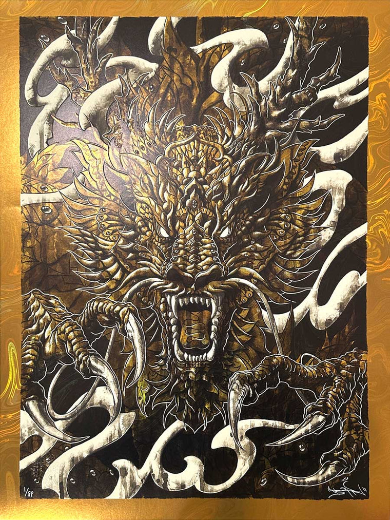 Shenlong Dragon Foil Art Prints (Edition of 88)