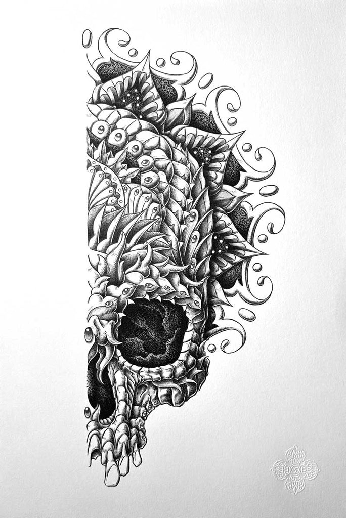 Skull Collab (Original Artwork)