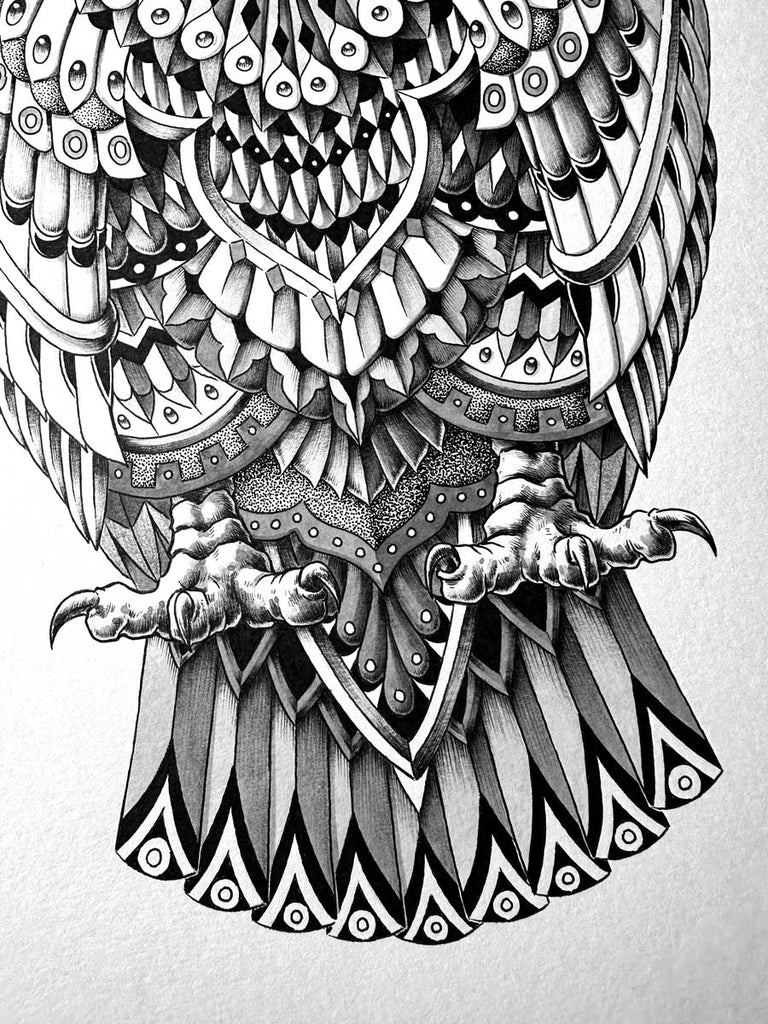 Tequila Owl (Original Artwork)