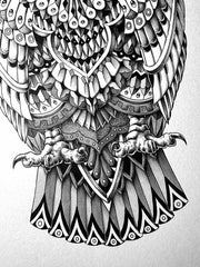 Tequila Owl (Original Artwork)