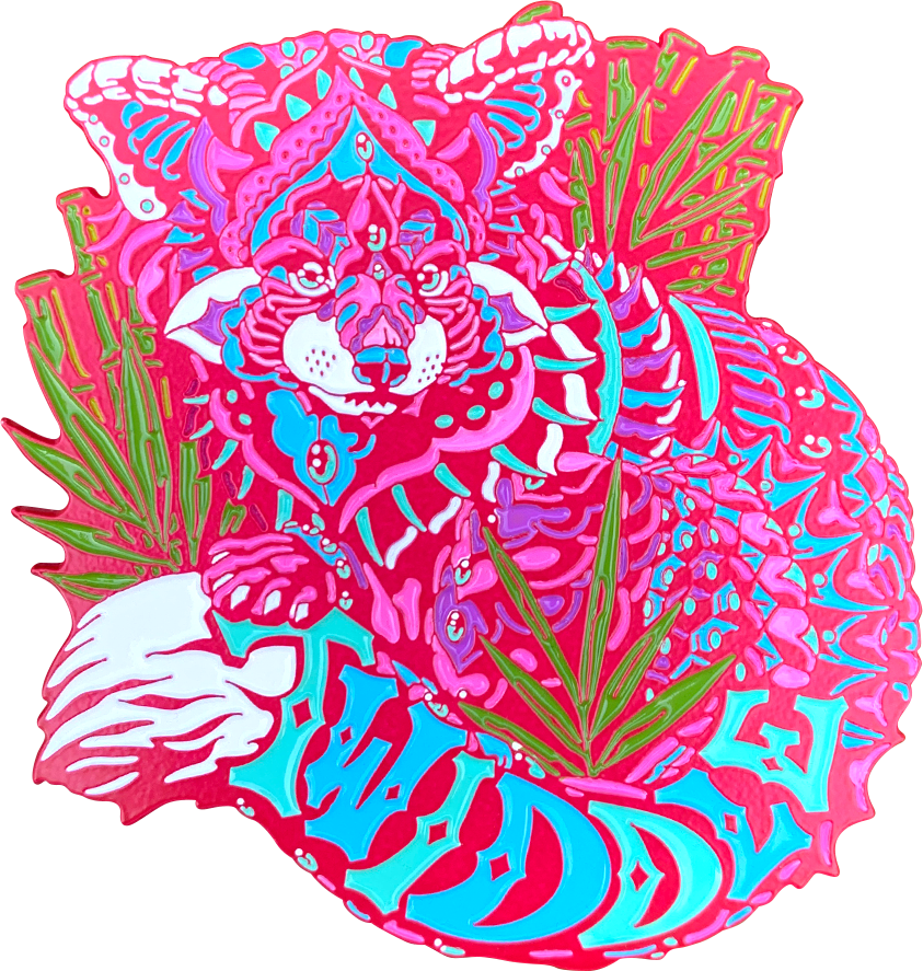 Twiddle Purple Red Panda (Edition of 60)