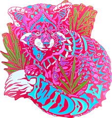 Twiddle Purple Red Panda (Edition of 60)