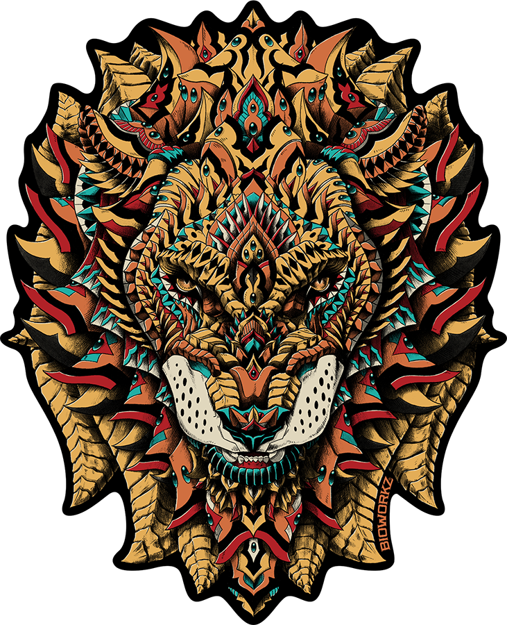 King of the Jungle Sticker