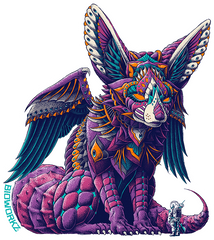 Space Fox Sticker