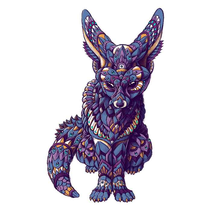 Fennec Fox Sticker