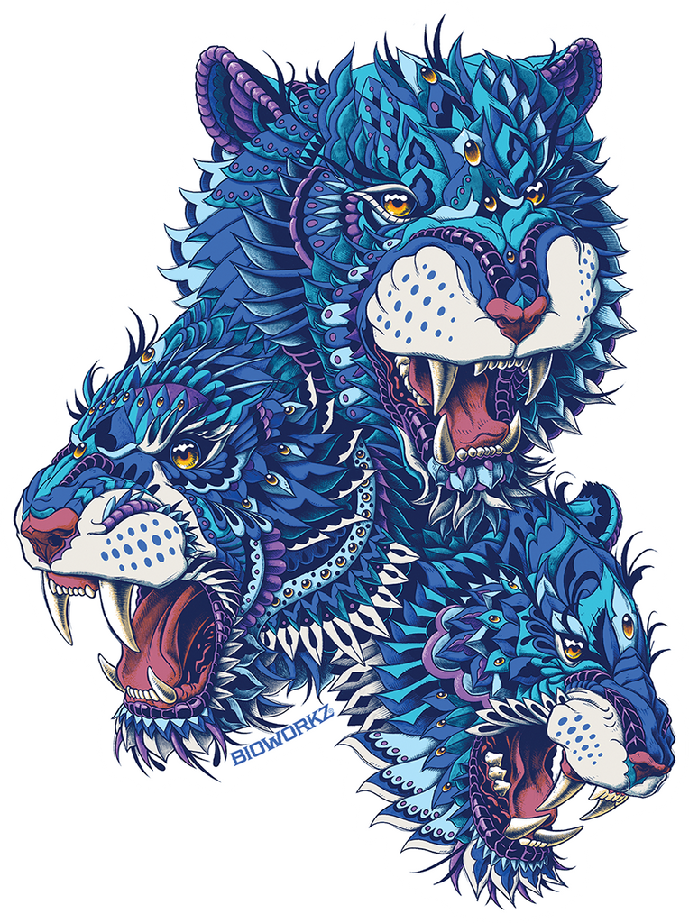 Tiger Trinity Sticker