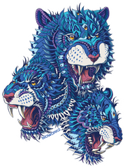 Tiger Trinity Sticker
