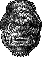 Titanium Gorilla Sticker