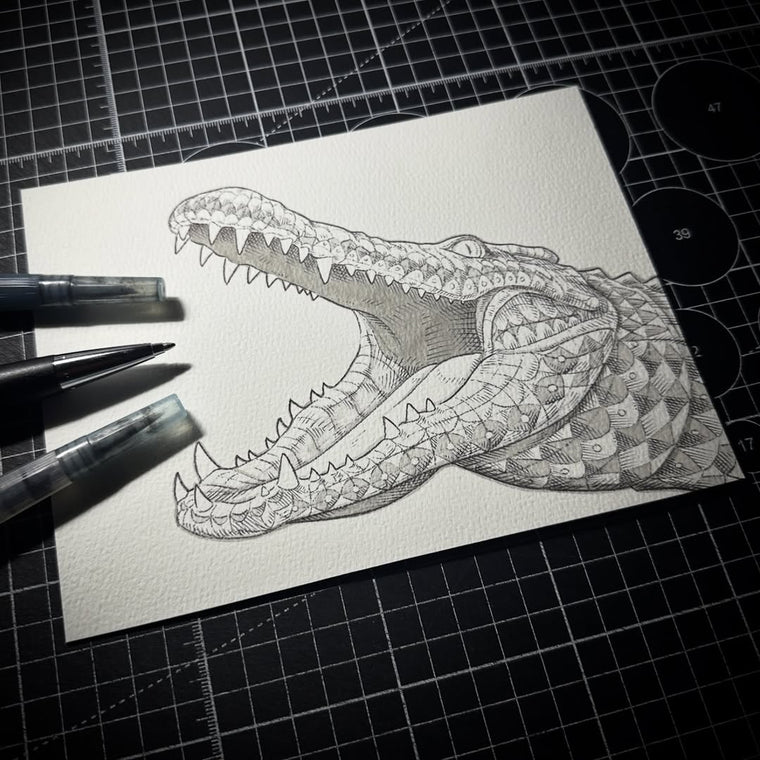 Alligator (Original Drawing)