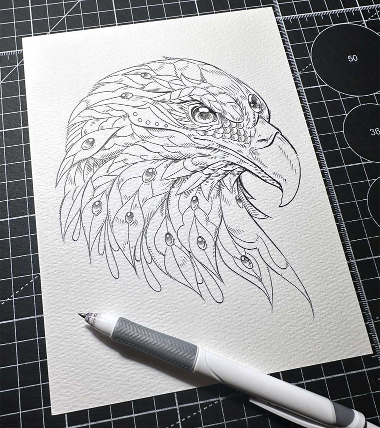 Bald Eagle (Original Sketch)