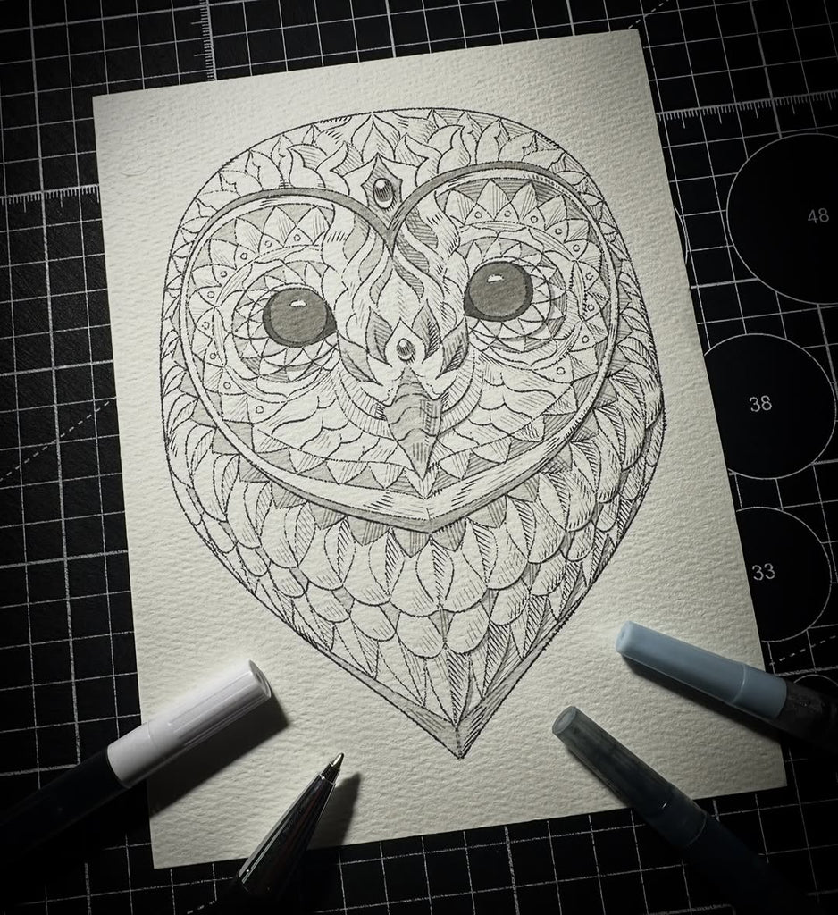 Barn Owl (Original Drawing)