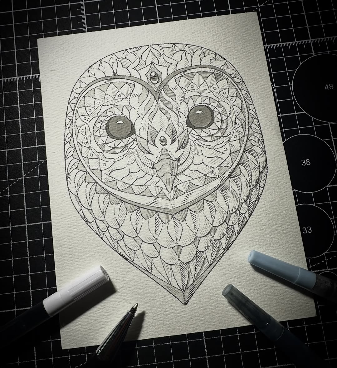 Barn Owl (Original Drawing)