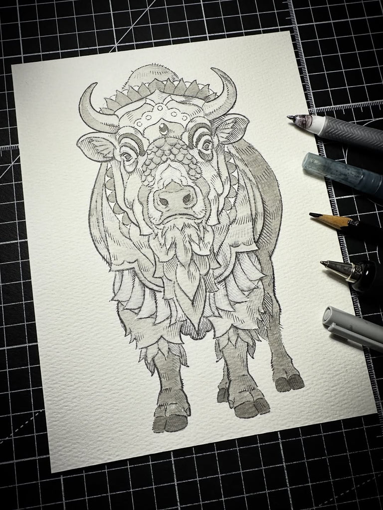 Bison 4.0 (Original Drawing)