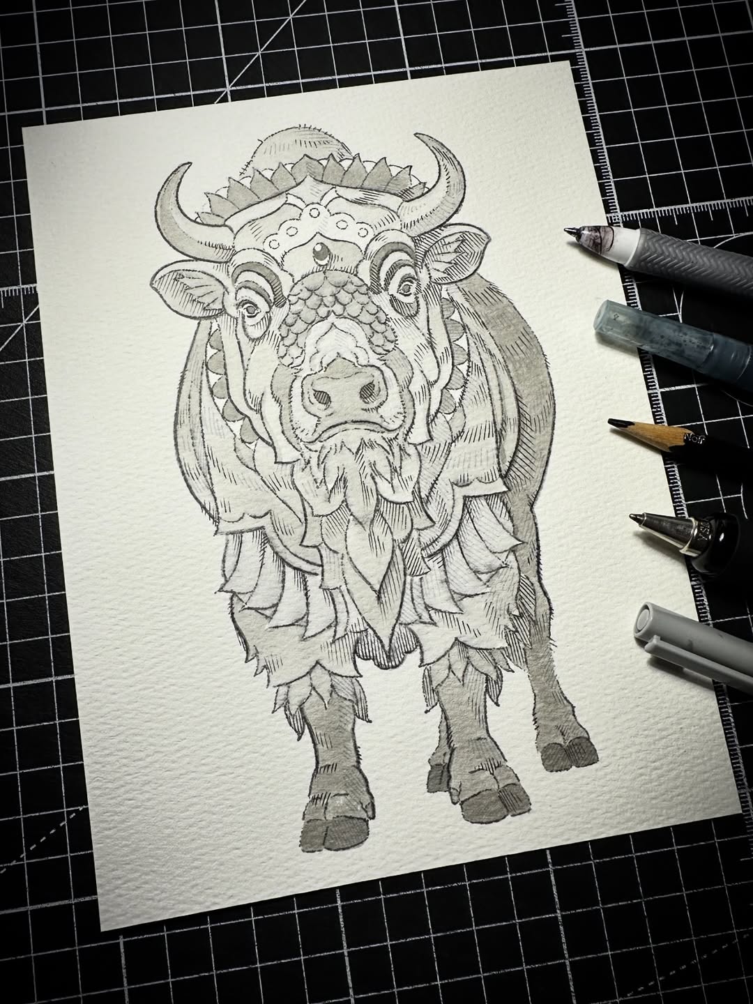 Bison 4.0 (Original Drawing)