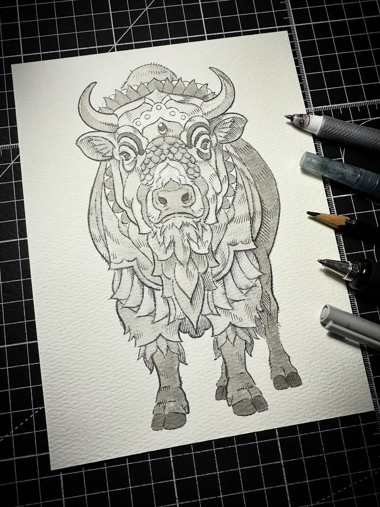 Bison 4.0 (Original Drawing)