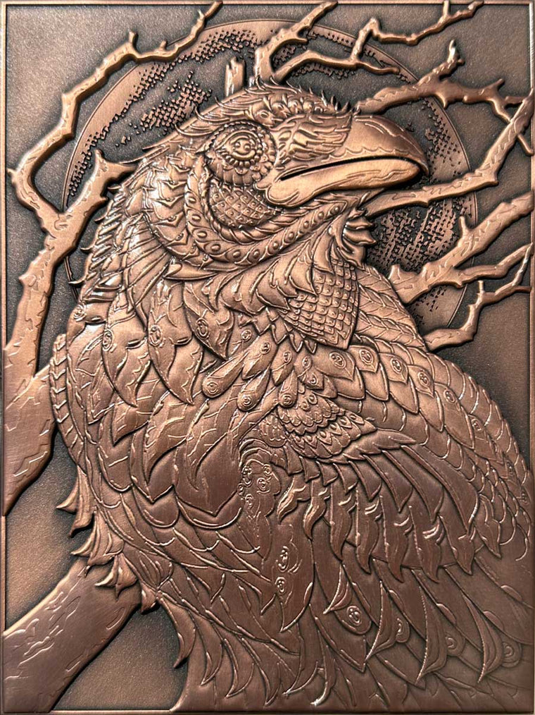 Raven Metal 3D Relief Copper Variant (Edition of 5)