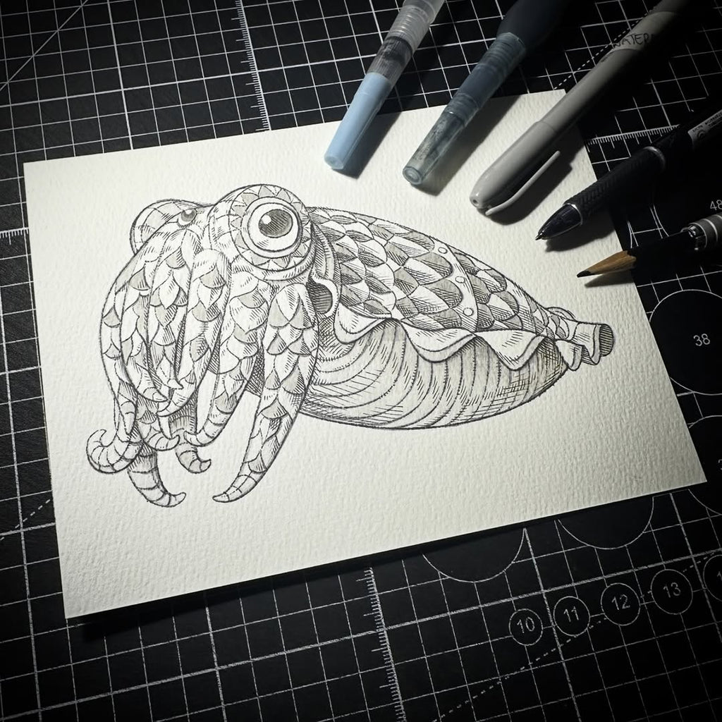 Cuttlefish (Original Drawing)