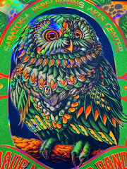 DMB "Owl" Foil SPAC Saratoga Springs, NY Print (Edition of 75)