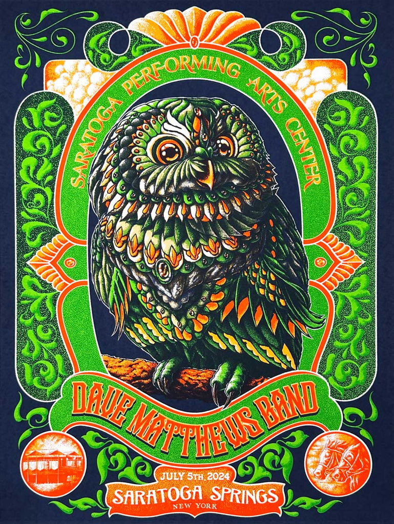 DMB "Owl" Regular SPAC Saratoga Springs, NY Print (Edition of 100)