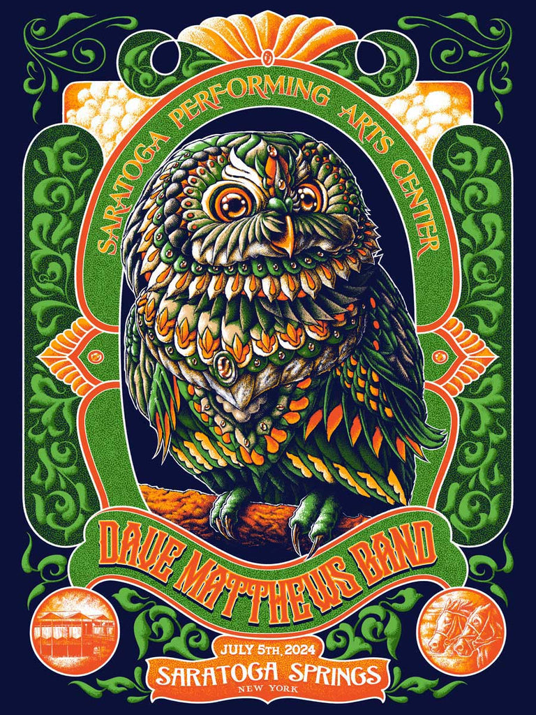 DMB "Owl" Regular SPAC Saratoga Springs, NY Print (Edition of 100)