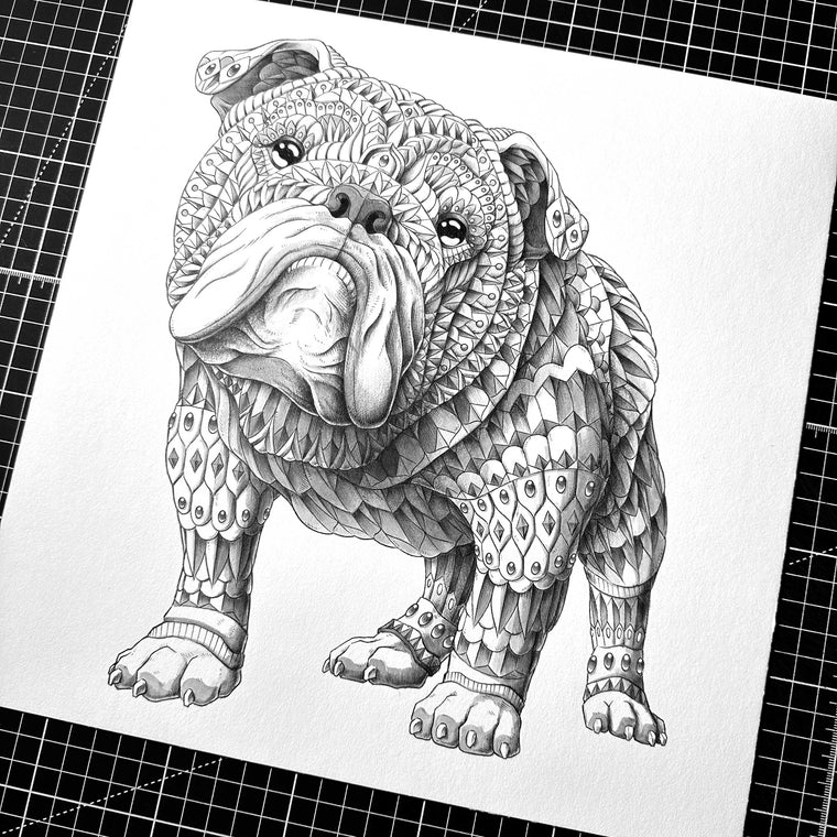 English Bulldog (Original Artwork)