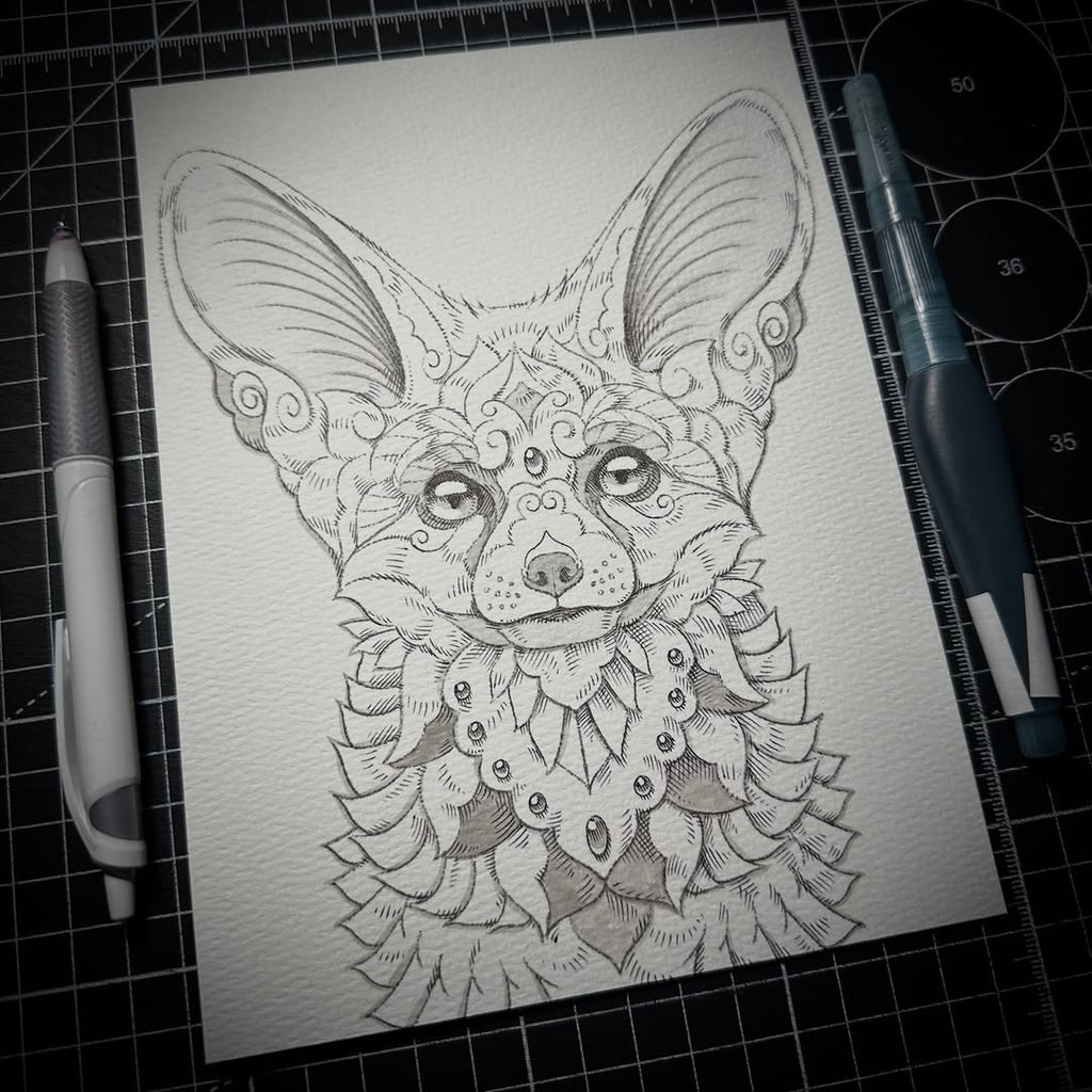 Fennec Fox 2.0 (Original Drawing)