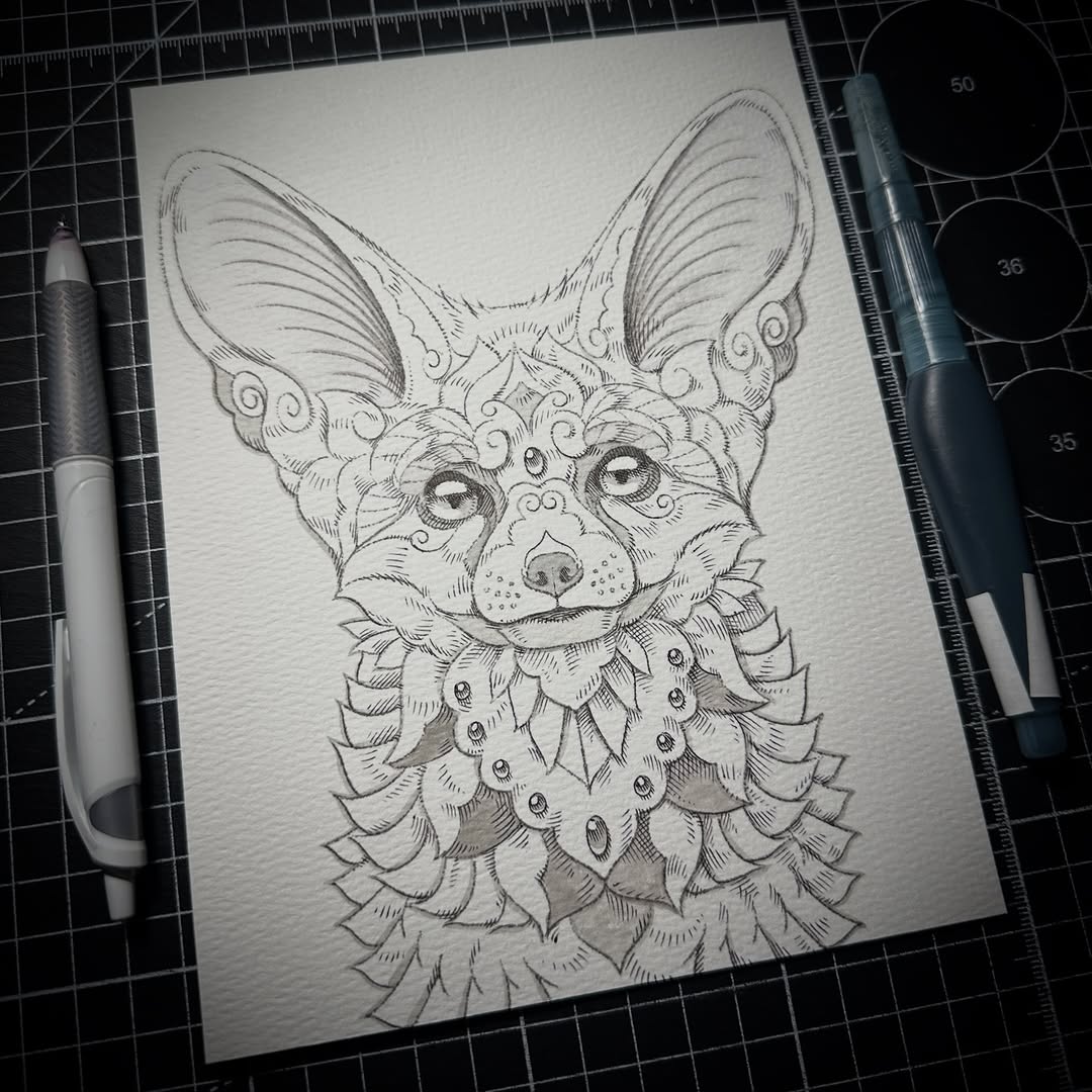 Fennec Fox 2.0 (Original Drawing)