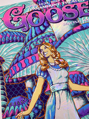 Goose Seattle WA Foil Cut Alice Print (Edition of 50)
