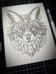 Red Fox (Original Drawing)