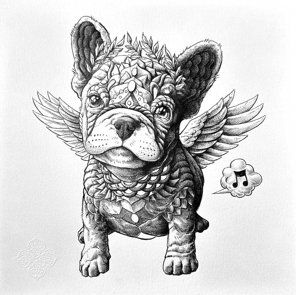 Frenchie Puppy (Original Artwork)