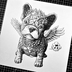 Frenchie Puppy (Original Artwork)