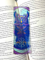 Grand Owl Transparent Bookmark