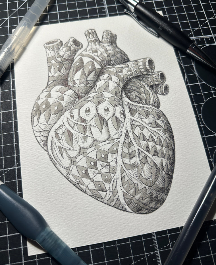 Human Heart (Original Drawing)